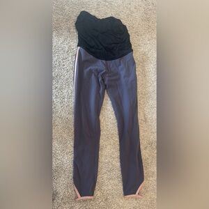 Beyond the Bump Purple and Light Pink Maternity Leggings